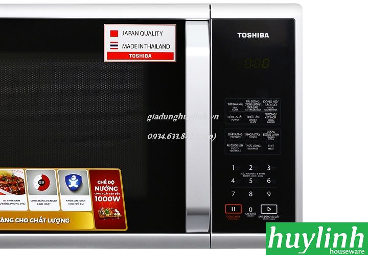 Lò vi sóng có nướng Toshiba ER-SGS23(S1)VN 4