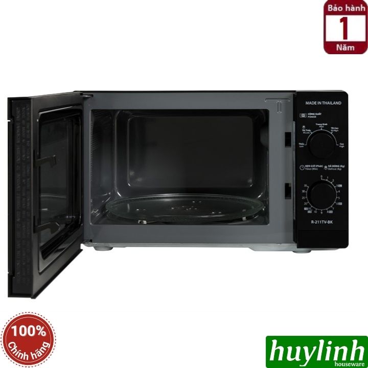 Lò vi sóng cơ 21 lít Sharp R-211TV-BK/SL - 800W - Sản xuất Thái Lan 3