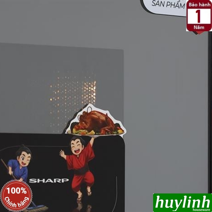 Lò vi sóng có nướng 25 lít Sharp R-G2545FBC-BK - 25 lít - 8 chức năng 4