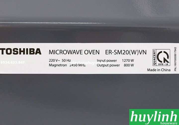 lò vi sóng toshiba er-sm20(w)vn 6