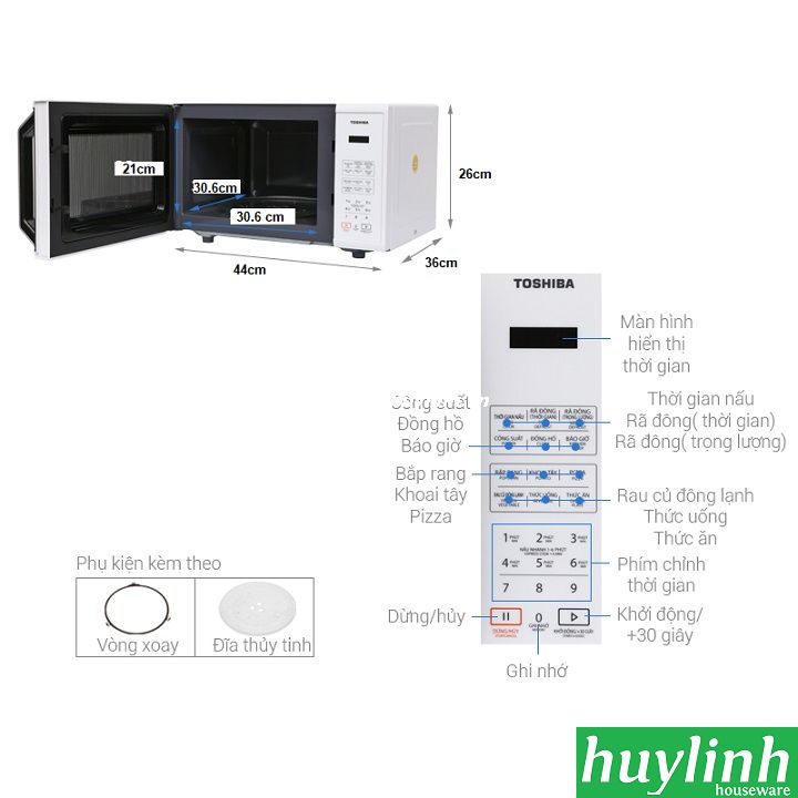 lò vi sóng toshiba er-ss20(w)vn 2