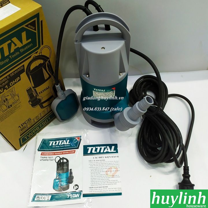 Máy bơm chìm Total TWP87501 - 750W 4