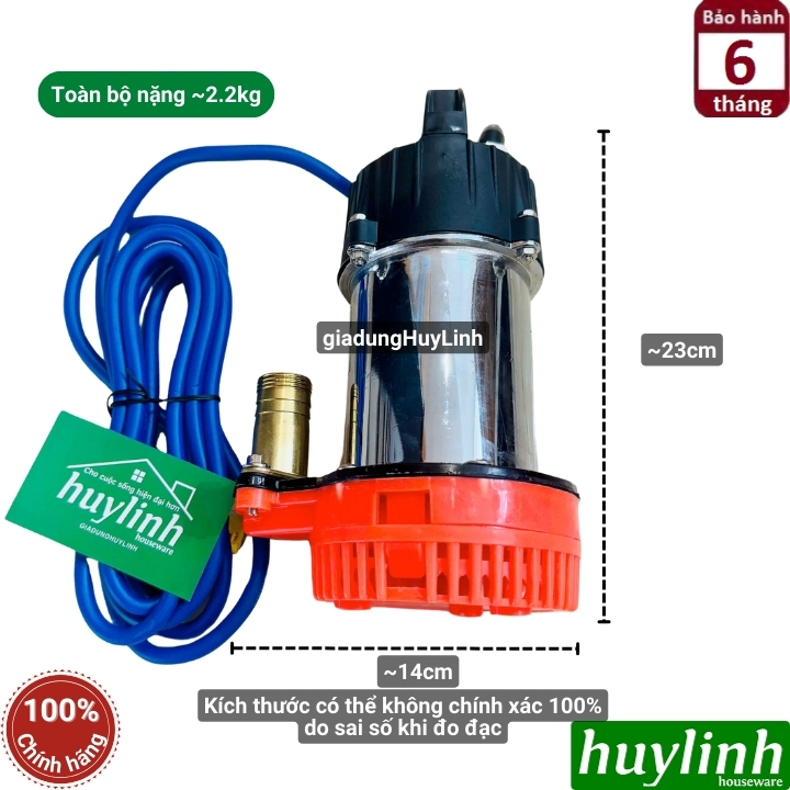 Máy bơm chìm cánh inox Osaka 250W - 12V - bơm chống ngập Osaka 300W - 24V 4