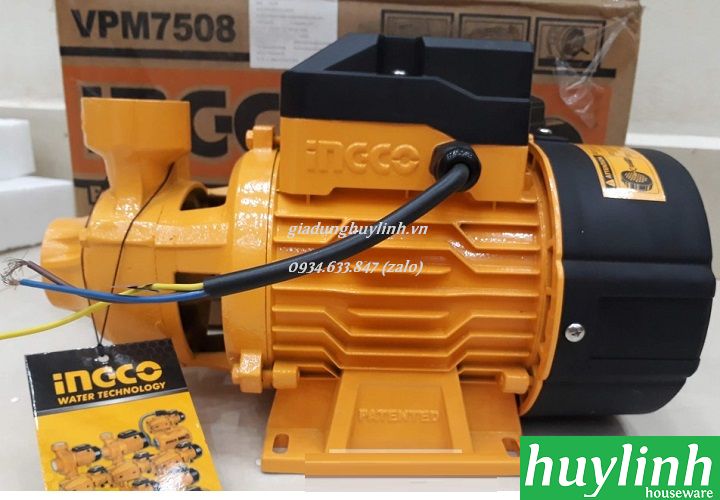 Máy bơm nước đẩy cao Ingco VPM7508 - 750W 3