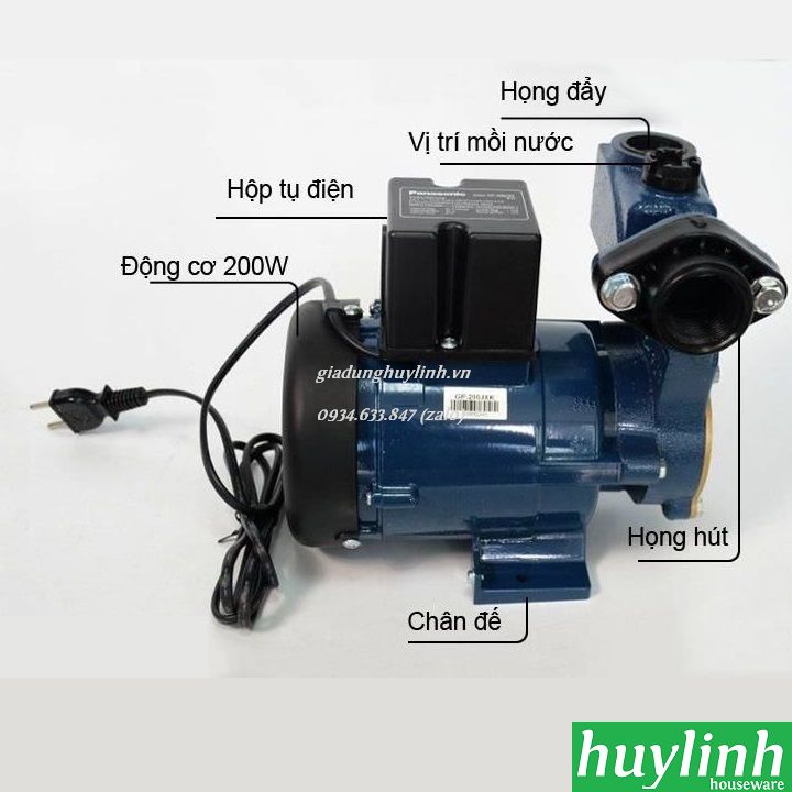 Máy bơm nước Panasonic GP-200JXK - 200w - giadunghuylinh.vn 4