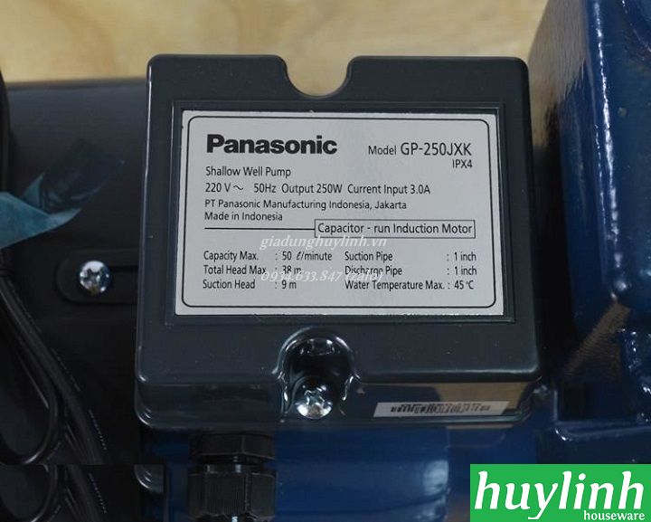 Máy bơm nước Panasonic GP-250JXK - 250W - giadunghuylinh.vn 6