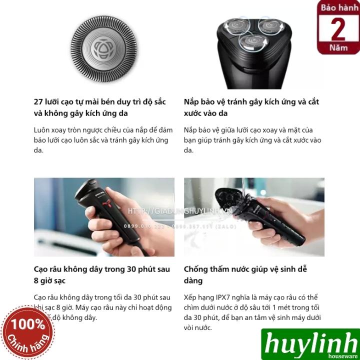 Máy cạo râu khô và ướt Philips S1103/02 - Hàng chính hãng 3