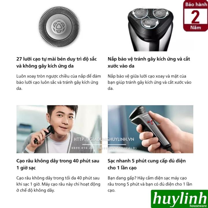 Máy cạo râu khô và ướt Philips S1301/02 - Hàng chính hãng 2
