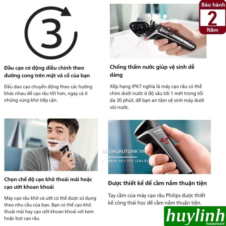 Máy cạo râu khô và ướt Philips S1301/02 - Hàng chính hãng 3
