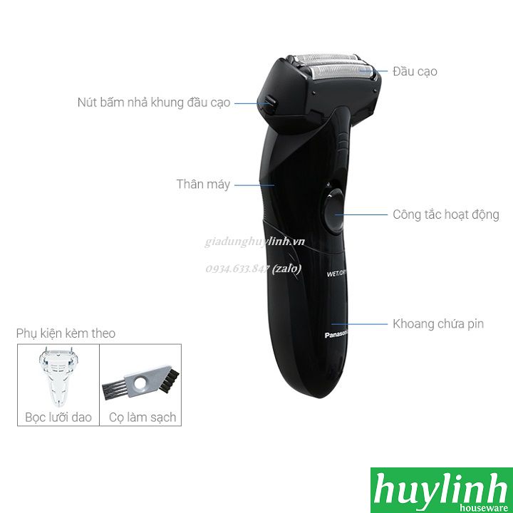 Máy cạo râu khô và ướt Panasonic ES-SL10-K401 2