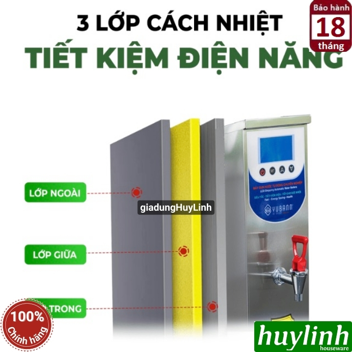 Máy đun nước tự động Yubann YB-K30L 5