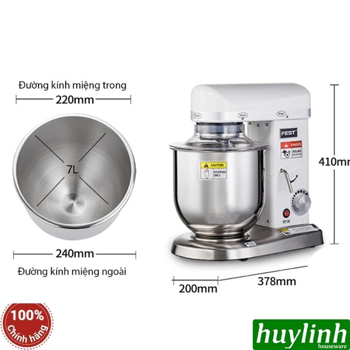 Máy đánh kem - trứng - trộn bột FEST RC7L - 7 lít 6