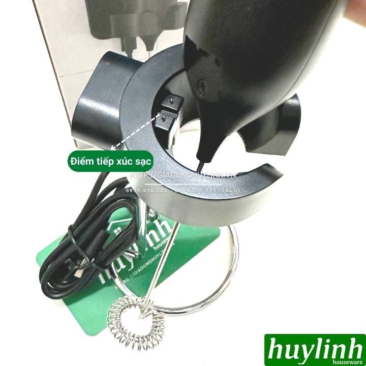 Máy tạo bọt cà phê KJBQ-10 - Có giá đỡ kết hợp sạc pin USB type C 6