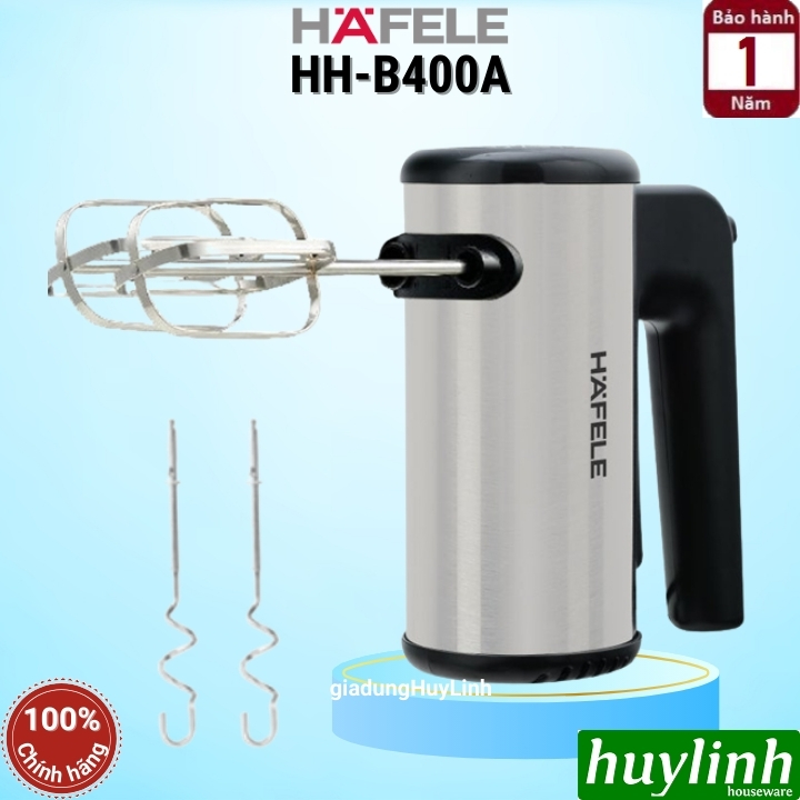 Máy đánh trứng cầm tay Hafele HH-B400A - 400W - 2 loại đầu đánh