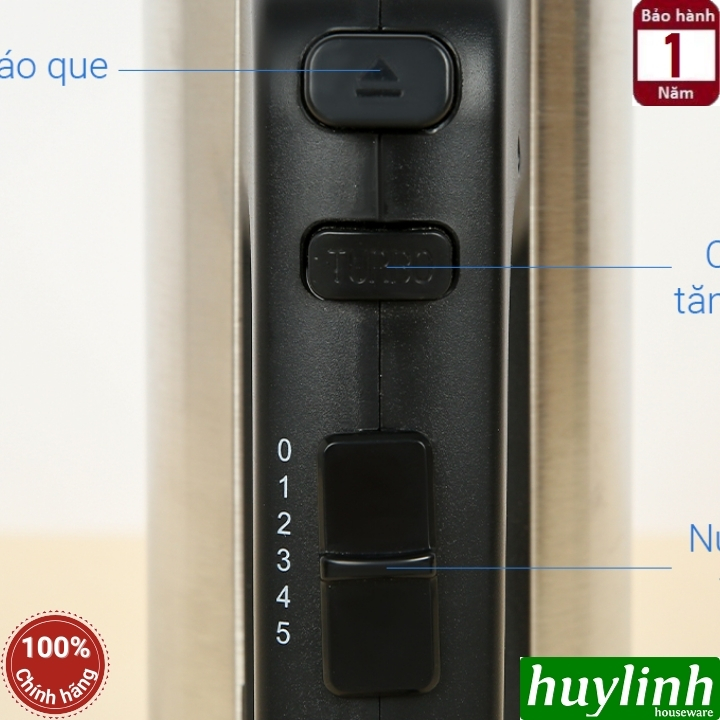 Máy đánh trứng cầm tay Hafele HH-B400A - 400W - 2 loại đầu đánh 5