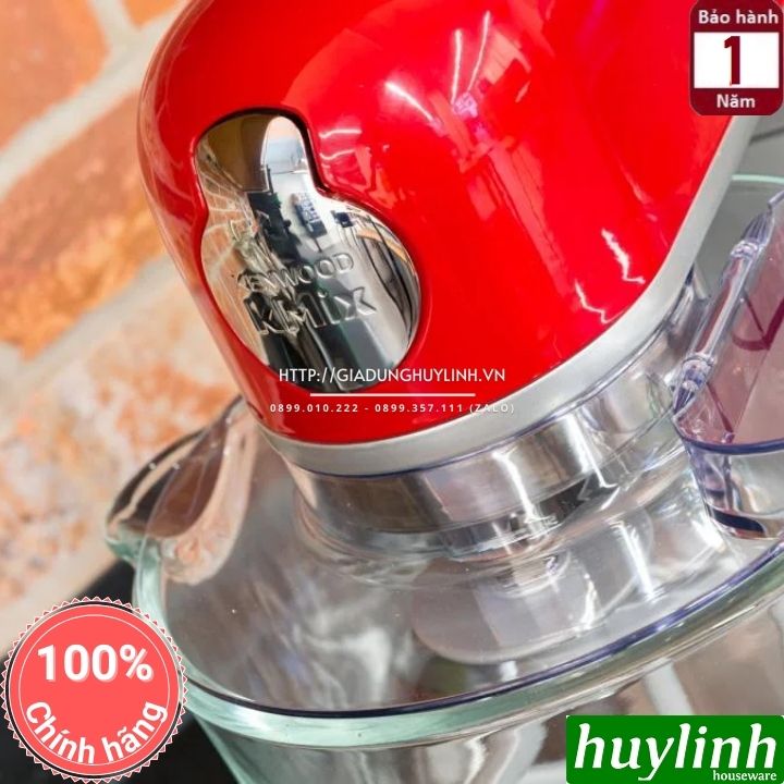 Máy đánh trứng trộn bột đa năng Kenwood Kmix Standmixer KMX754 - 5 lít - Tô thuỷ tinh 5