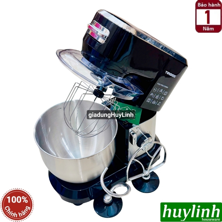 Máy đánh trứng trộn bột Tiross TS5401 - 6 lít - 1300W 2