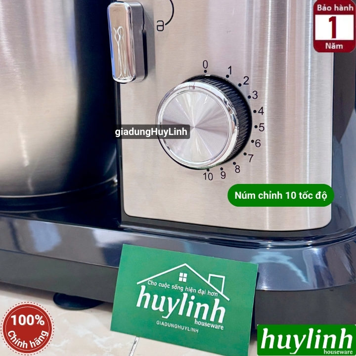 Máy đánh trứng trộn bột Tiross TS5401 - 6 lít - 1300W 5