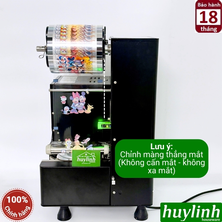 Máy dập nắp cốc khổng lồ tự động Yubann YB-120A - máy ép miệng ly 1 lít 8