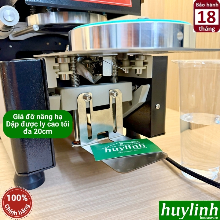 Máy dập nắp cốc tự động Yubann YB-88A - Máy ép miệng ly 700ml 9