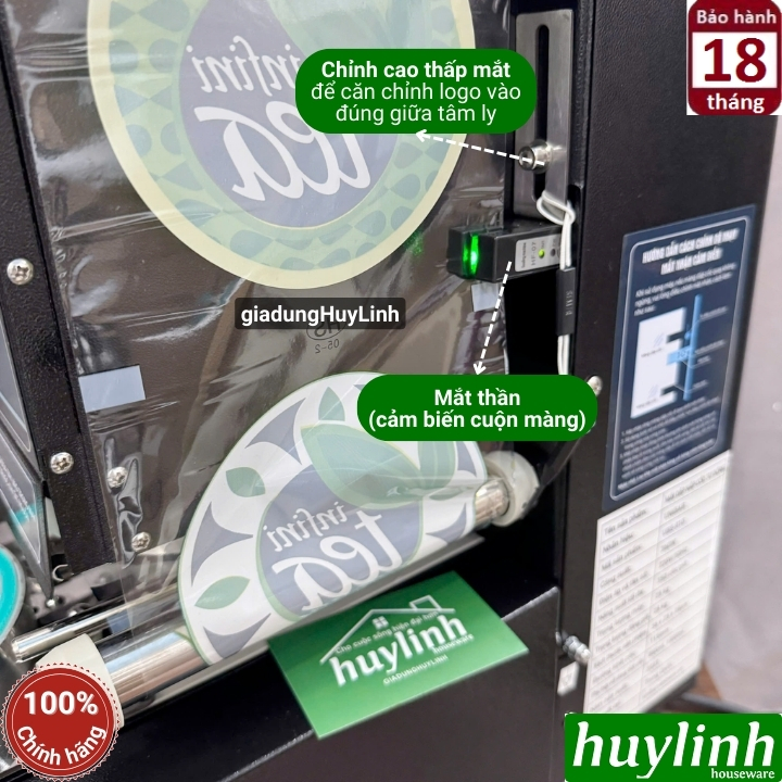 Máy dập nắp cốc tự động Unibar UBS-810 - Máy ép miệng ly 1000ml 4