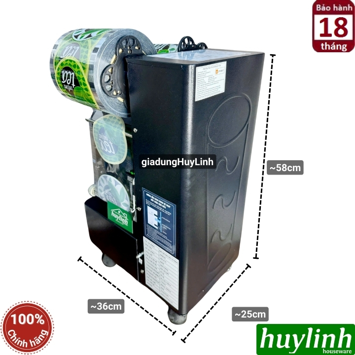 Máy dập nắp cốc tự động Unibar UBS-810 - Máy ép miệng ly 1000ml 7