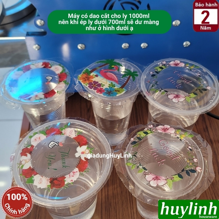Máy ép miệng ly bằng tay NT-One X10 (Newtech) - Máy dập ly nước mía 1000ml 2