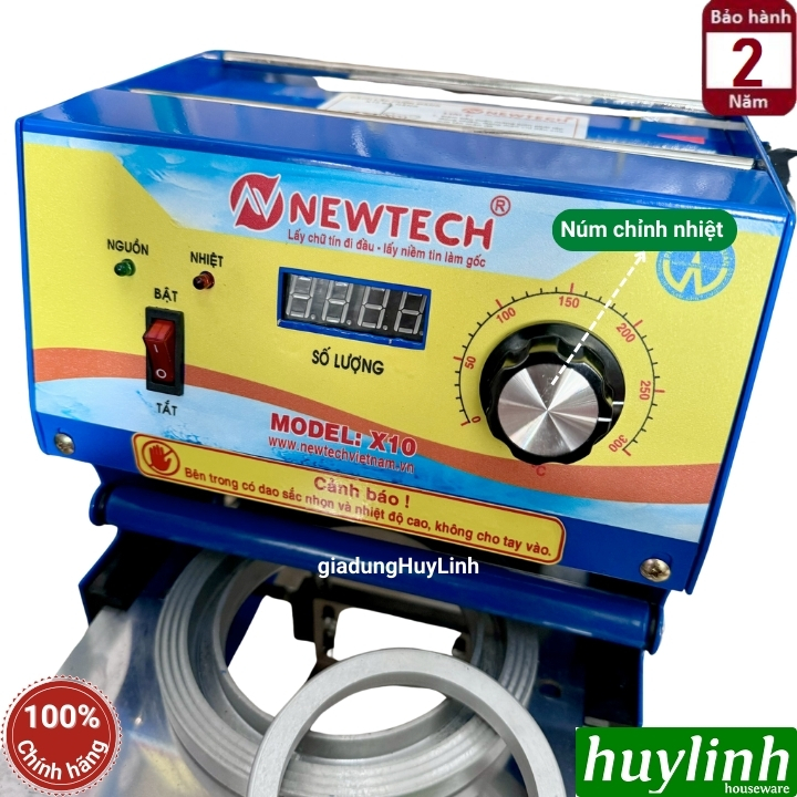 Máy ép miệng ly bằng tay NT-One X10 (Newtech) - Máy dập ly nước mía 1000ml 5