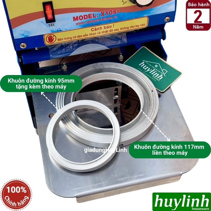 Máy ép miệng ly tự cuộn màng NT-One X10B1 (Newtech) - Máy dập ly nước mía 1000ml 3