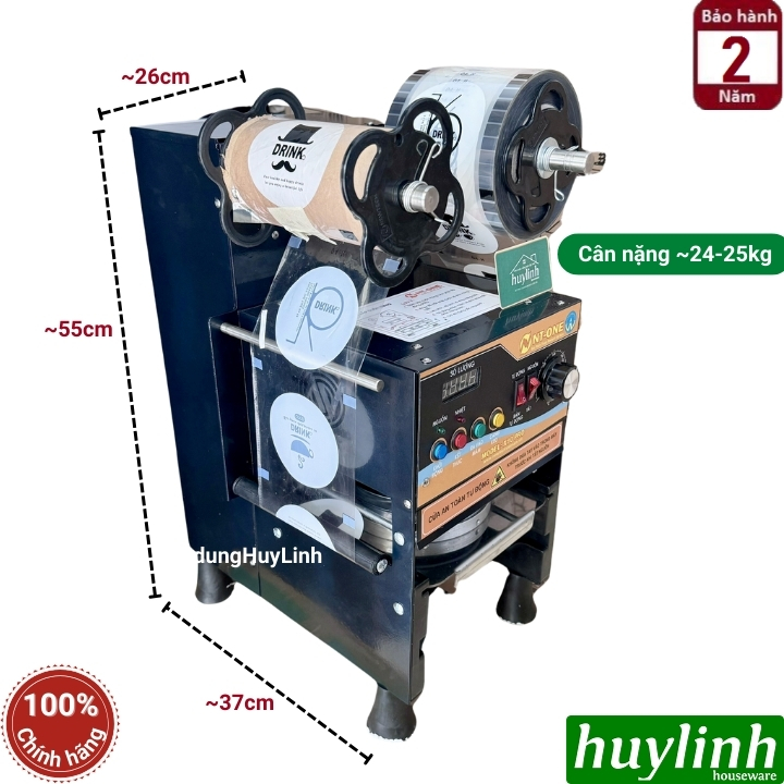 Máy ép miệng ly tự động NT-One X10 PRO (Newtech) - Máy dập ly nước mía 1000ml 2