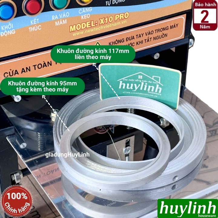 Máy ép miệng ly tự động NT-One X10 PRO (Newtech) - Máy dập ly nước mía 1000ml 4