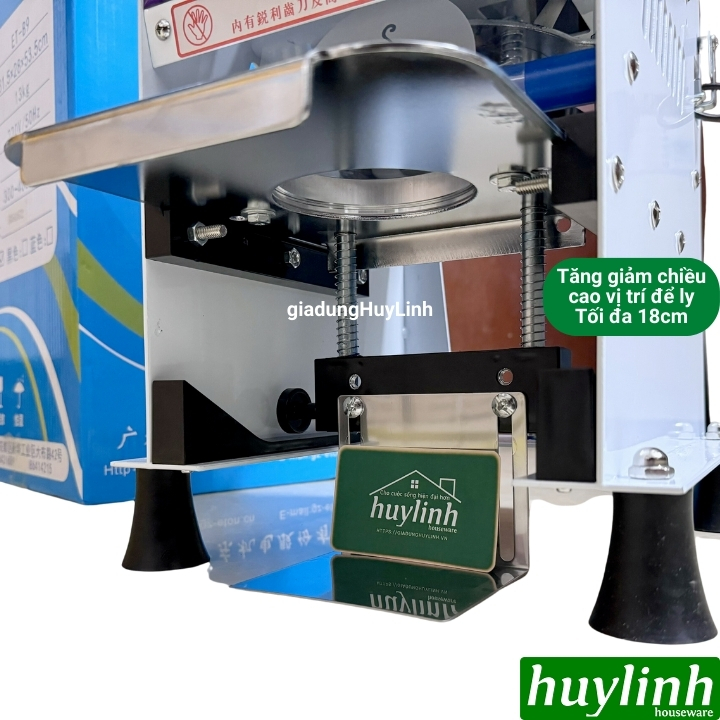 Máy dập ép miệng cốc ly bằng tay ETON ET-B9 - Tự động cuộn màng 4