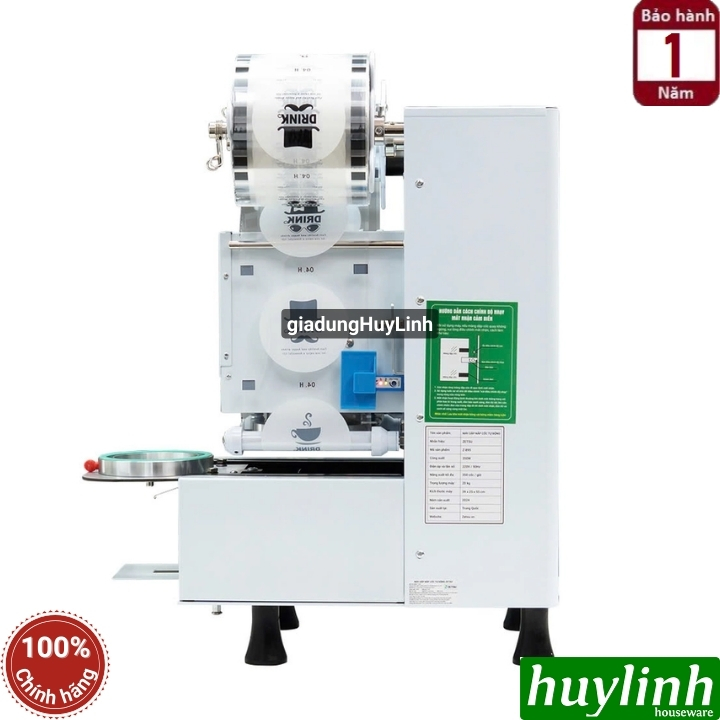 Máy dập nắp cốc tự động Zetsu Z-895 - ép miệng ly dưới 700ml 5