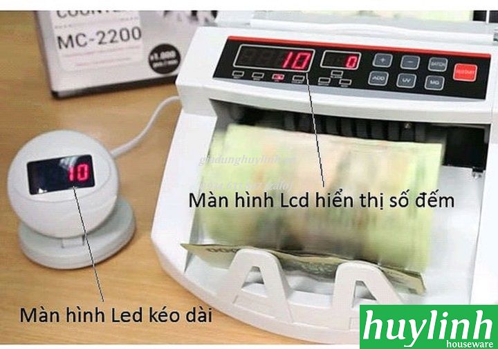 Máy đếm tiền Silicon MC-2200 4