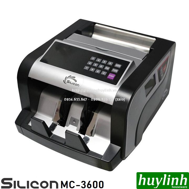 Máy đếm tiền thế hệ mới Silicon MC-3600 2