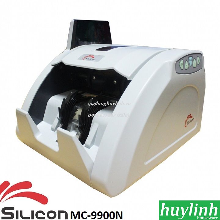 Máy đếm tiền và phát hiện tiền siêu giả Silicon MC-9900N