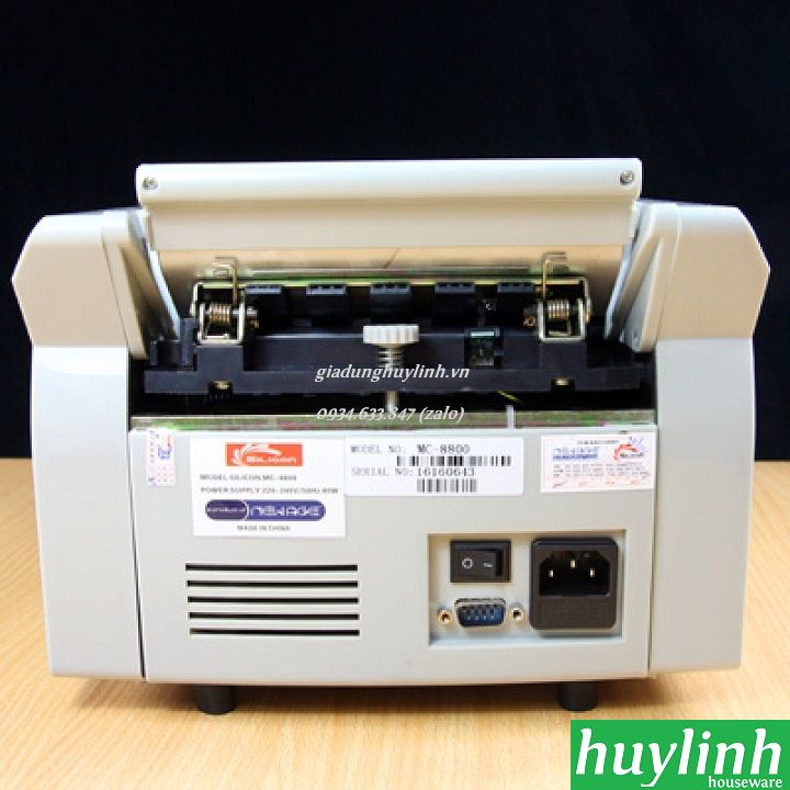 Máy đếm tiền và phát hiện tiền siêu giả Silicon MC-8800 5