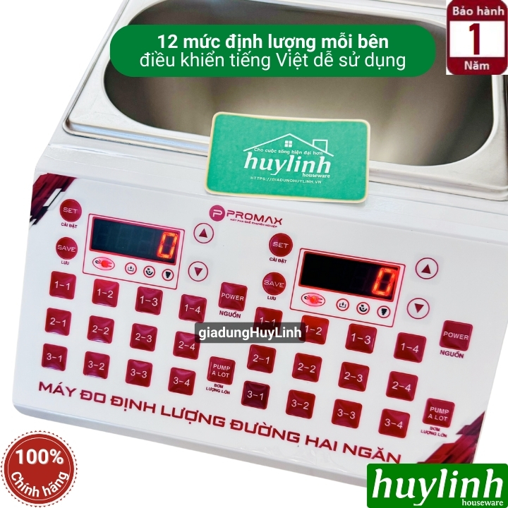 Máy định lượng sữa đặc và đường Promax S24 4