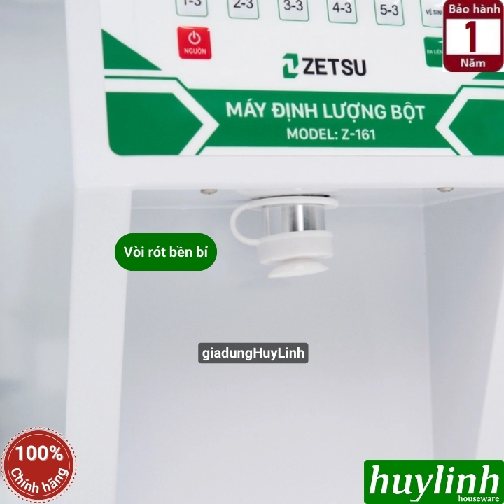 Máy đo - định lượng bột Zetsu Z-161 - 17 mức định lượng 5