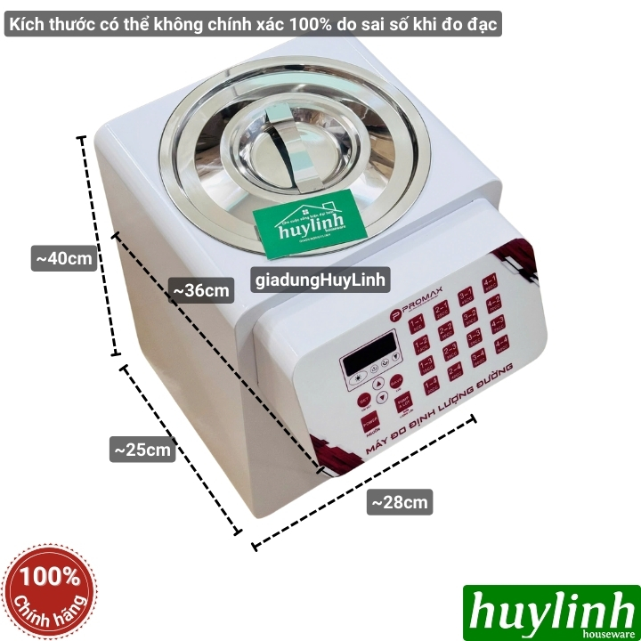 Máy định lượng đường Promax PA-S16 2