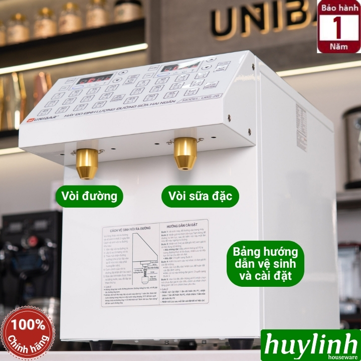 Máy đo định lượng đường sữa 2 ngăn Unibar UBS-26 4