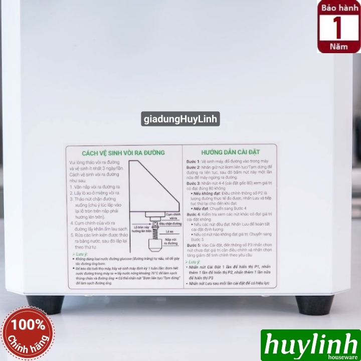 Máy đo định lượng đường Zetsu Z-16 - 16 mức - 8 lít 5