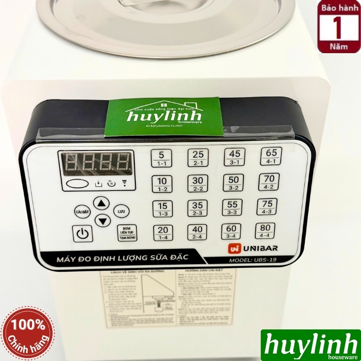 Máy đo - định lượng sữa đặc Unibar UBS-19 - 16 mức đong - 8 lít 4