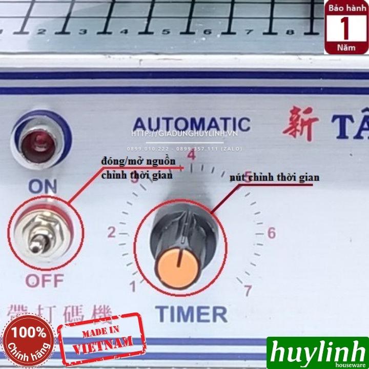 Máy in đóng date tự động - bán tự động Tân Thanh M14 3