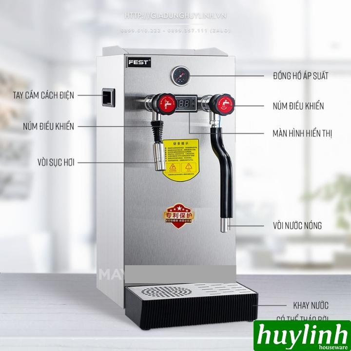 Máy đun nước, sục sữa áp suất cao FEST RC-800H - 2200W 3