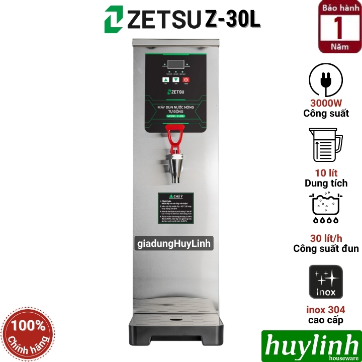 Máy đun nước nóng tự động Zetsu Z-30L