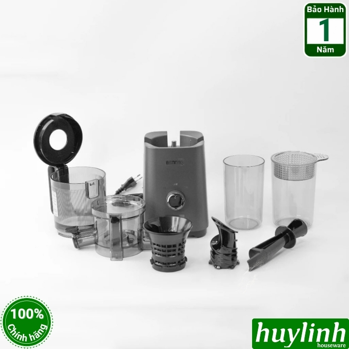 Máy ép chậm Bennix BN-033SJ - động cơ AC 150W - Miệng lớn 117mm 5