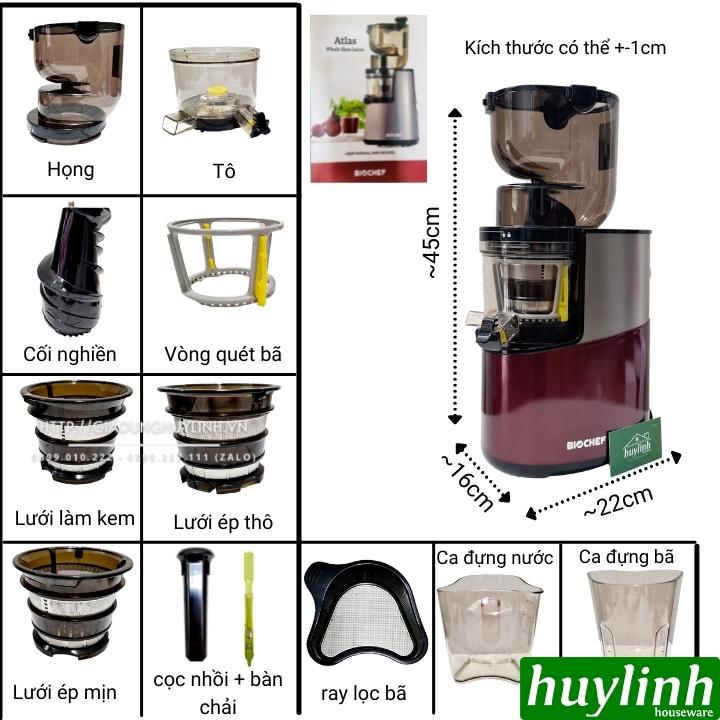 Máy ép trái cây chậm Biochef 888 Atlas Pro- 400W - Sản xuất tại Australia 2