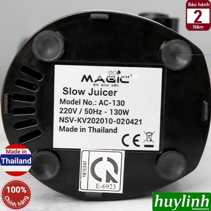 Máy ép trái cây tốc độ chậm Magic ECO AC-130 [AC-132] - sản xuất tại Thái Lan 7