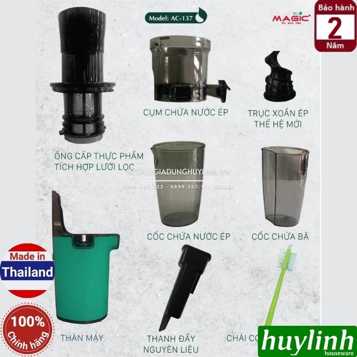 Máy ép trái cây chậm Magic ECO AC-137 - Made in Thái Lan 2